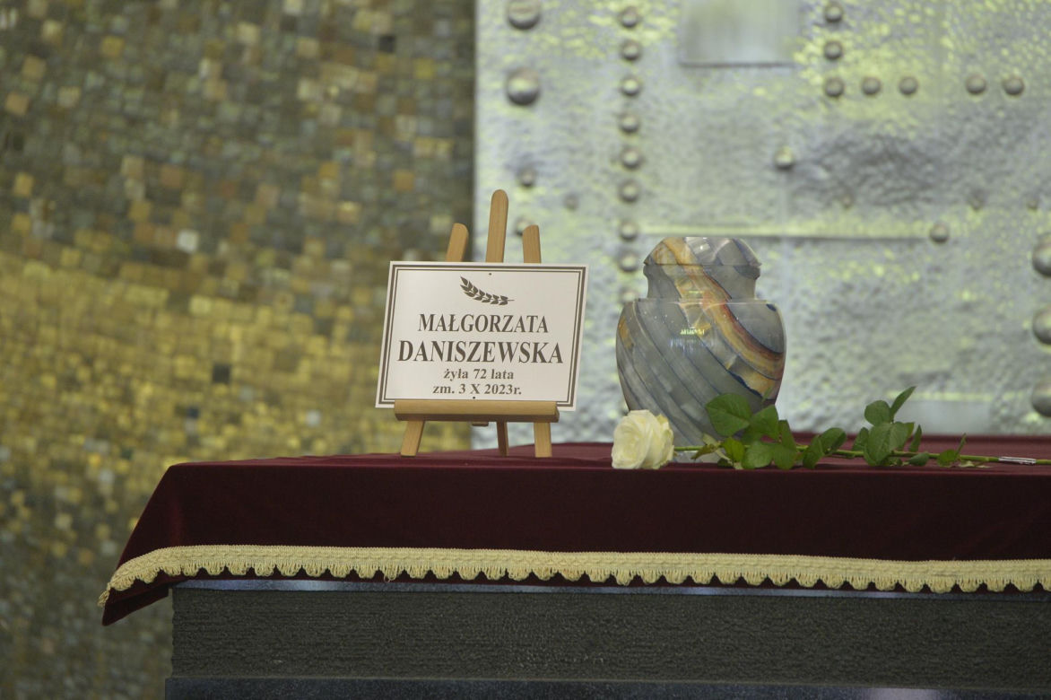 Pogrzeb Małgorzaty Daniszewskiej, wdowy po Jerzym Urbanie