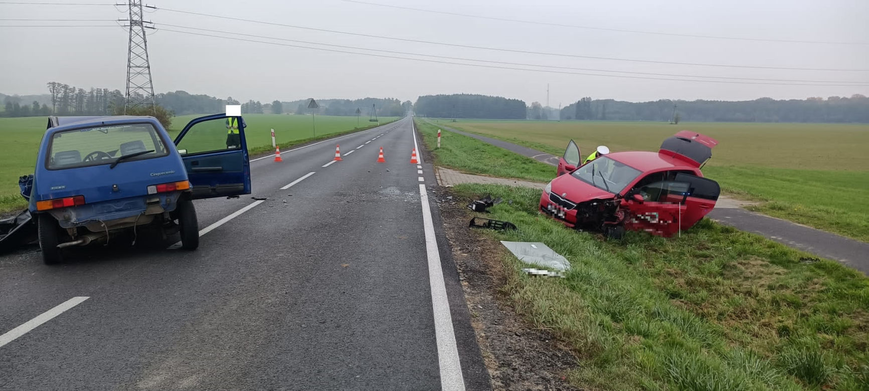 Uwaga kierowcy. Zablokowana DW 432 Leszno-Osieczna 