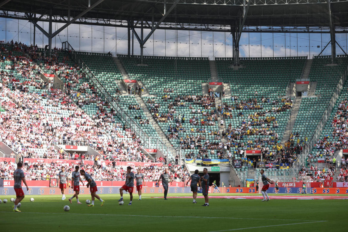 Polska - Ukraina. Tłumy kibiców na trybunach. Znajdź się na zdjęciu!
