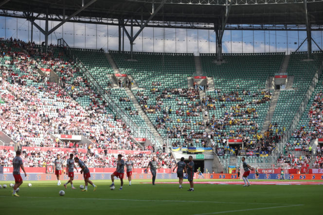 Polska - Ukraina. Tłumy kibiców na trybunach. Znajdź się na zdjęciu!