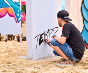 Tak wygląda sztuczna plaża przy Stadionie Śląskim. Rozkręcaliśmy tam imprezę w ramach Eska Summer City