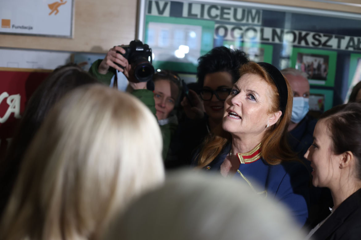 Sarah Ferguson w Dąbrowie Górniczej