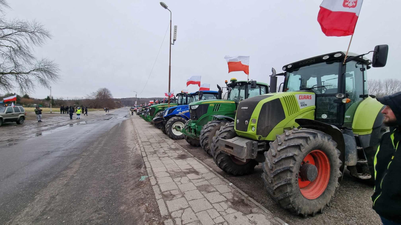 Protest rolników w Koszalinie