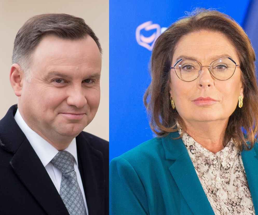 Andrzej Duda i Małgorzata Kidawa-Błońska 