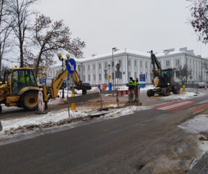 Awaria wodociągu przy ul. Piłsudskiego w Siedlcach