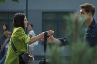 M jak miłość, odcinek 1909. Iza (Adriana Kalska), Marcin (Mikołaj Roznerski)