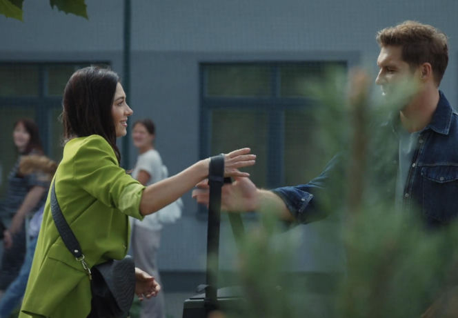 M jak miłość, odcinek 1909. Iza (Adriana Kalska), Marcin (Mikołaj Roznerski)