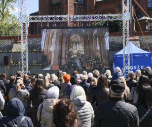 Politycy na pogrzebie Łukasza Litewki