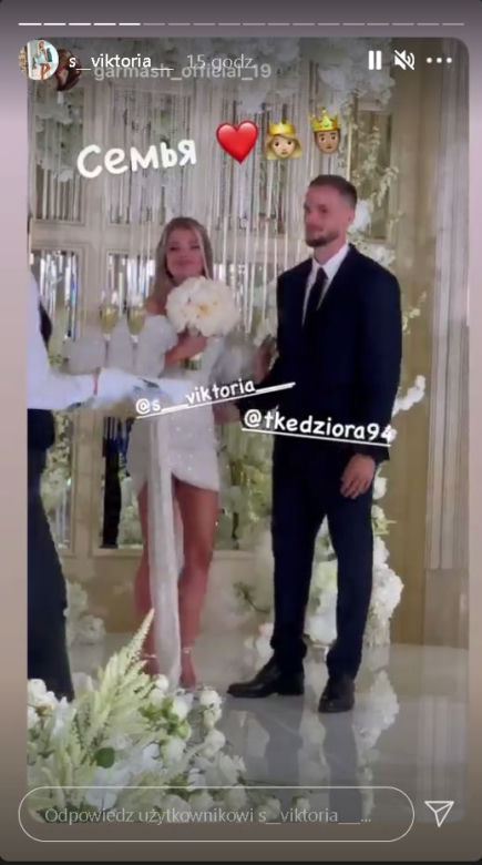 Ślub Viktorii Stecyk i Tomasza Kędziory