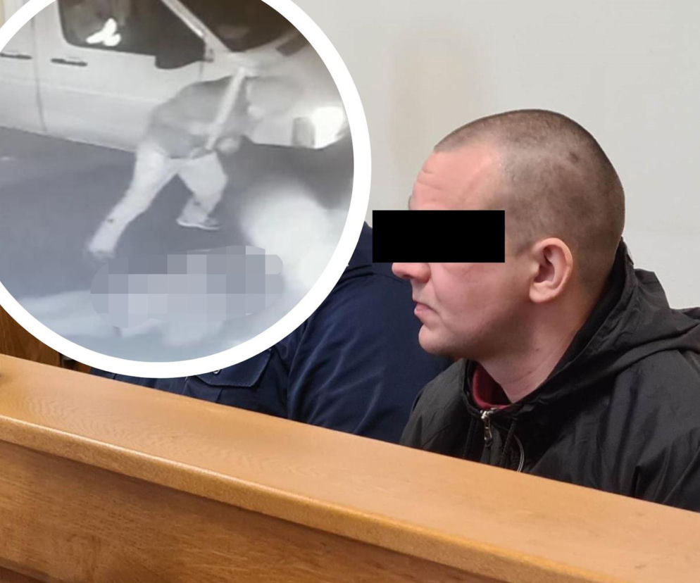 Zatłukł dostawcę pieczywa kijem bejsbolowym. Adam Sz. resztę życia spędzi za kratami
