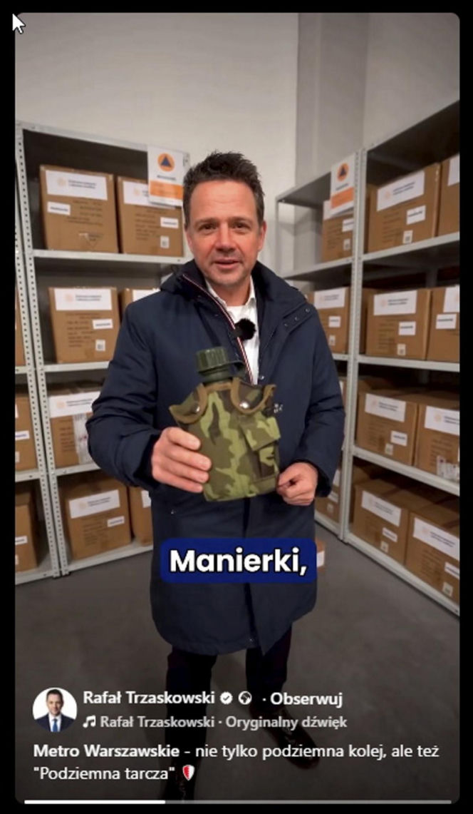 Schron powstaje w metrze. Tysiące łóżek, koców i śpiworów!