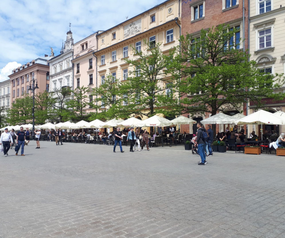 Ogródki gastronomiczne w końcu otwarte.