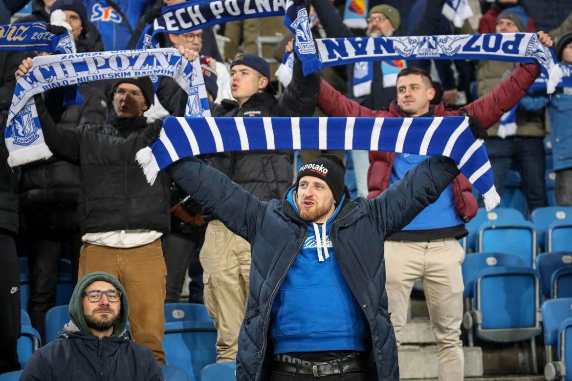 Tak bawili się kibice na meczu Lech Poznań - Djurgardens