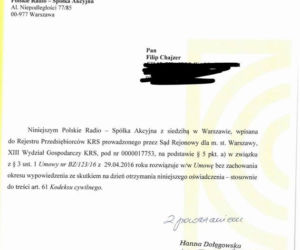 Chajzer odchodzi z Polskiego Radia!