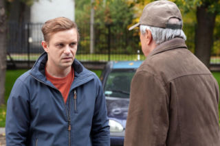 Barwy szczęścia, odcinek 3342. Jaworski (Jacek Kałucki), Hubert (Marek Molak)