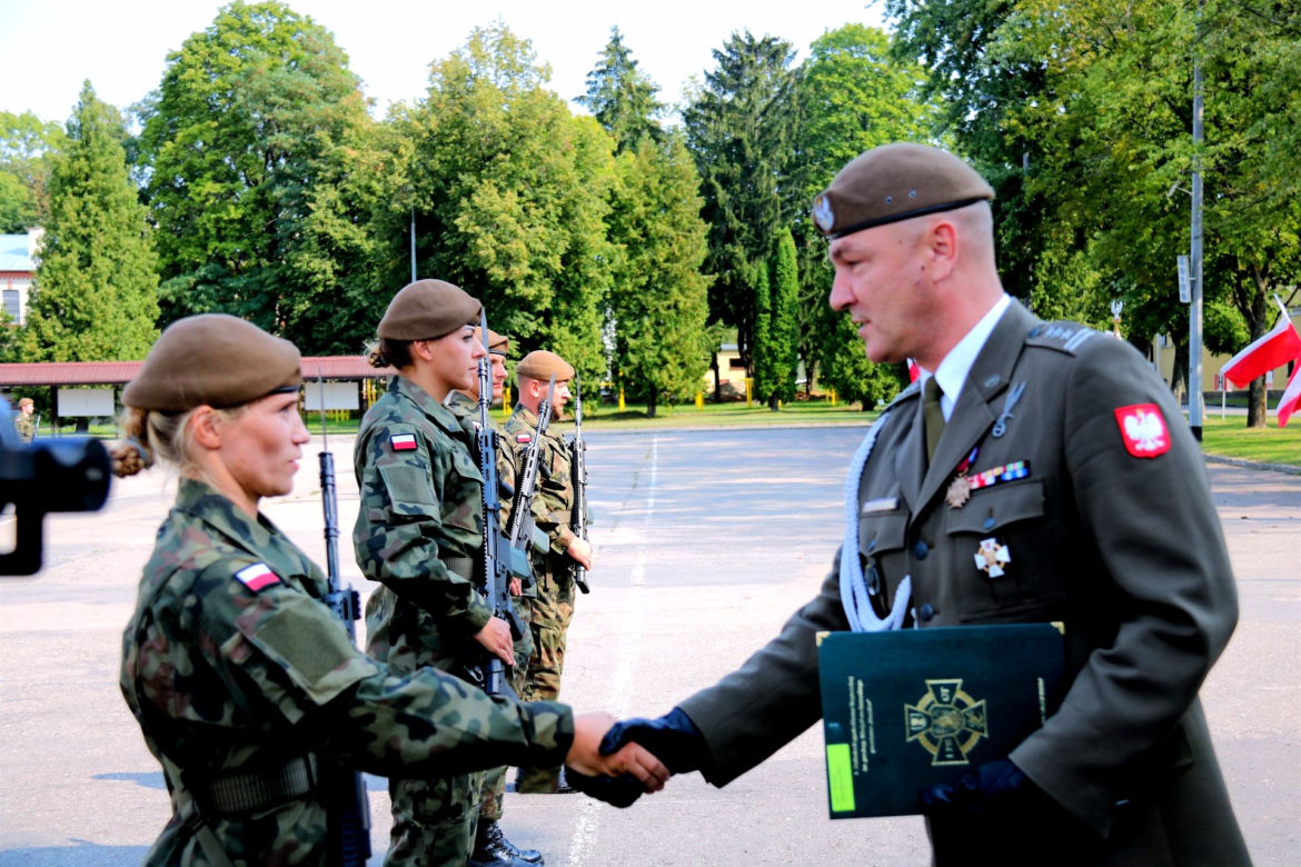 Białystok. Przysięga żołnierzy Wojsk Obrony Terytorialnej