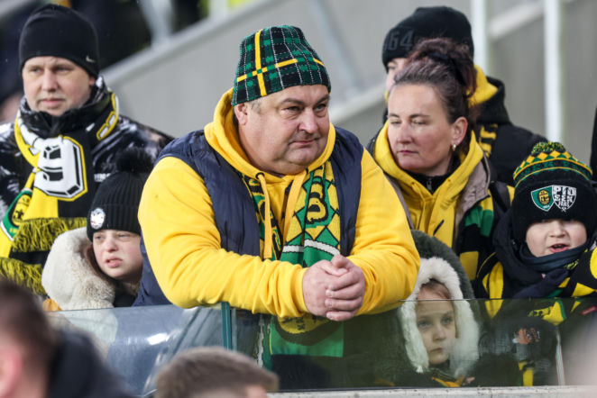 Dużo zdjęć kibiców z meczu GKS - Widzew!