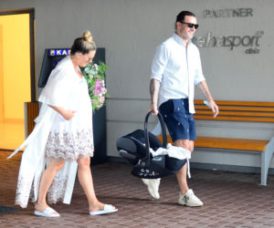 Małgorzata Rozenek-Majdan i Radek Majdan wrócili z Heniem do domu