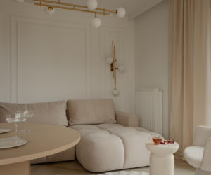 Soft minimalizm w gdyńskim apartamencie - projekt Agata Piltz