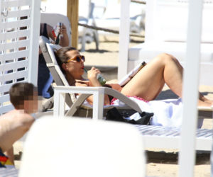 Katarzyna Herman na plaży