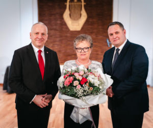 Złoty Gody par małżeńskich w Siedlcach - wręczenie pamiątkowych medali