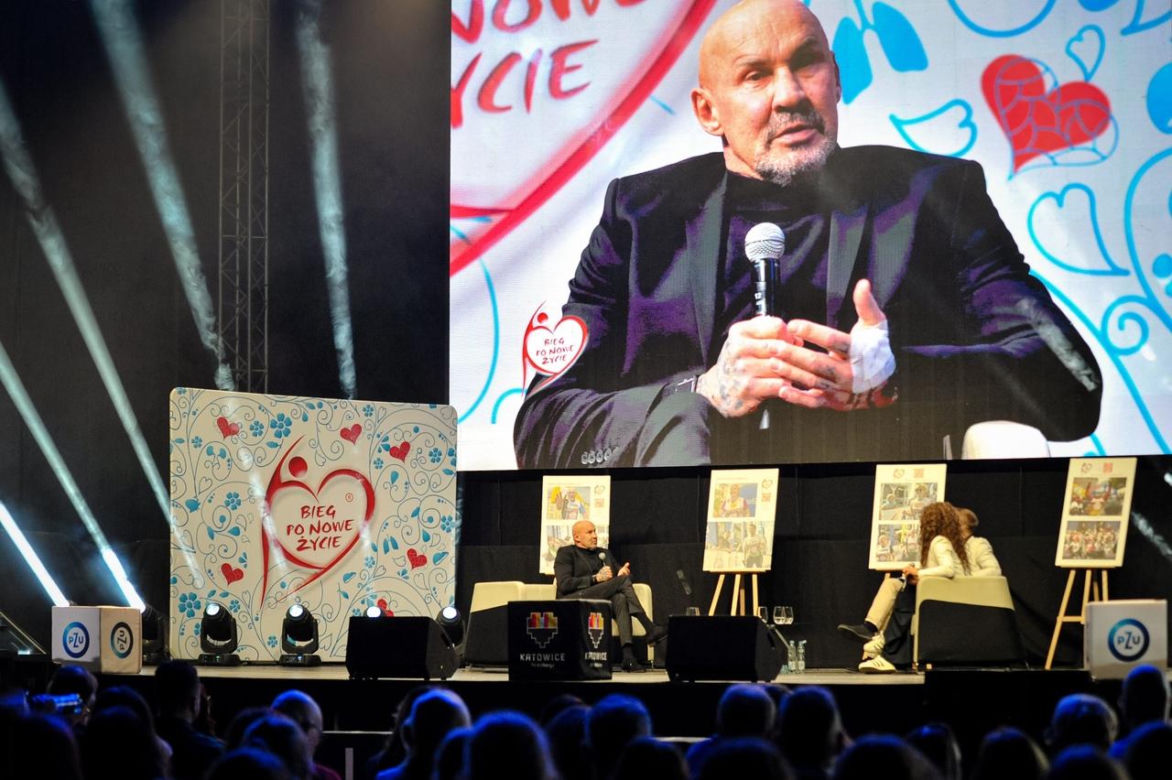 Przemysław Saleta - współtwórca i ambasador Biegu po Nowe Życie na Katowickim Forum Młodych - BO NOWE JEST NADZIEJĄ