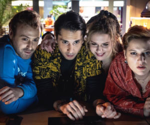 Mecenas Porada. Kasia (Aleksanda Domańska), Adi Tsurgan (Otar Saralidze), Marcin Drawicz (Mateusz Rusin), Zośka Krawczyk (Magdalena Wróbel)