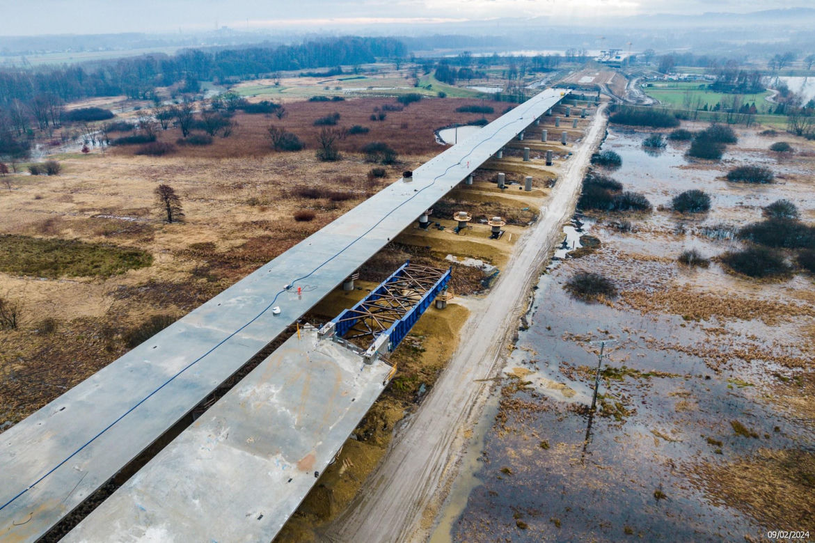 Budowa S1 Oświęcim - Dankowice LUTY 2024