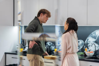 Pierwsza miłość, odcinek 4205: Julita (Dagmara Bryzek), Radek (Karol Biskup)