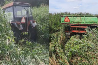 Wielka Wieś. Ukradli rolnikowi ciągnik. Maszynę ukryli w lesie
