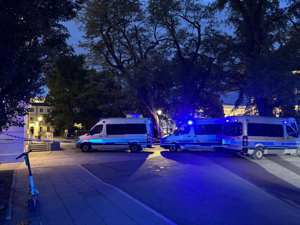 22-latek zatrzymany po ataku siekierą na Uniwersytecie Warszawskim