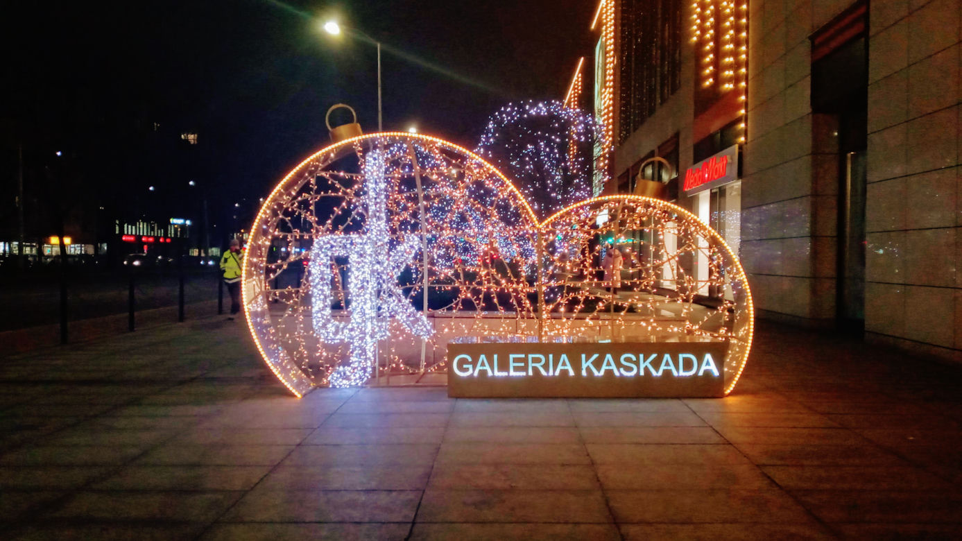 Iluminacje świąteczne w Szczecinie