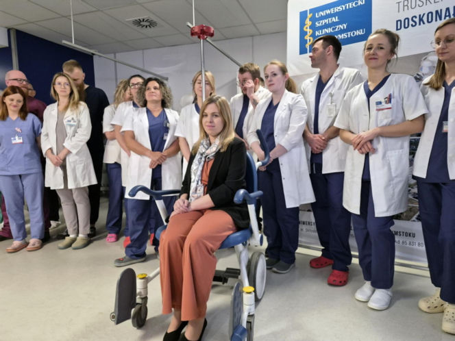 "Pazurami wyrywaliśmy ją śmierci". Lekarze z Białegostoku cudem uratowali 36-letnią Justynę