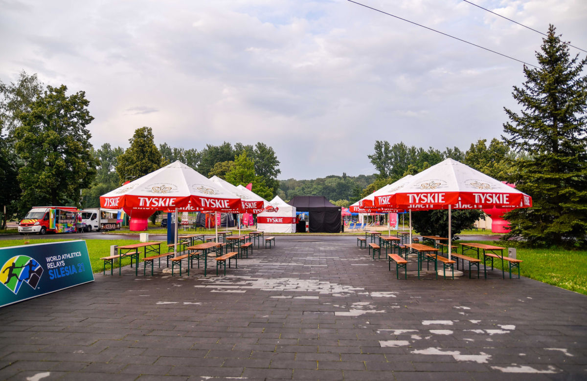 Tak wygląda sztuczna plaża przy Stadionie Śląskim. Rozkręcaliśmy tam imprezę w ramach Eska Summer City
