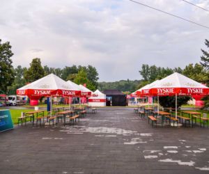 Tak wygląda sztuczna plaża przy Stadionie Śląskim. Rozkręcaliśmy tam imprezę w ramach Eska Summer City