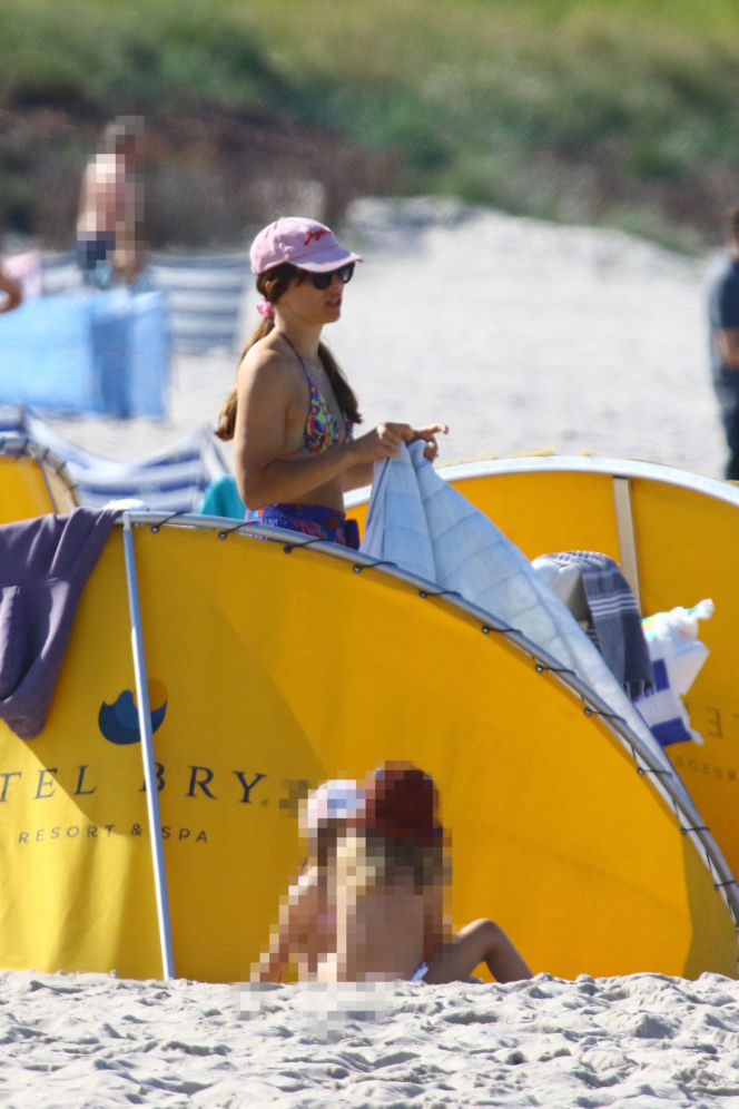 Anna Czartoryska-Niemczycka na plaży