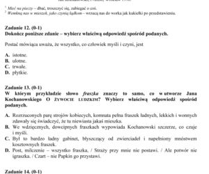 EGZAMIN GIMNAZJALNY 2013 JĘZYK POLSKI - ODPOWIEDZI, ARKUSZE z CKE