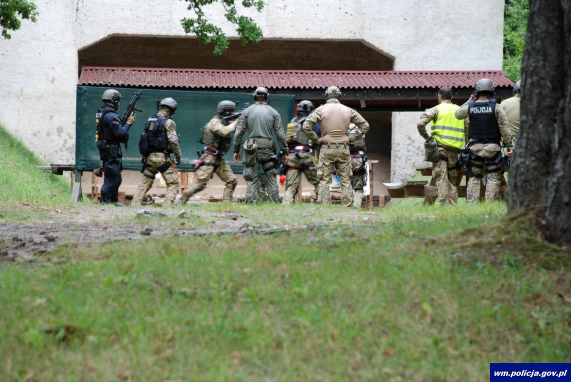Kontrterroryści na Warmii i Mazurach