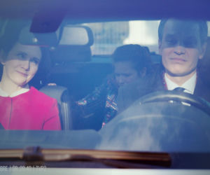 Na dobre i na złe odcinek 676, Falkowicz (Michał Żebrowski), Kasia (Ilona Ostrowska), Matylda (Amelia Czaja)