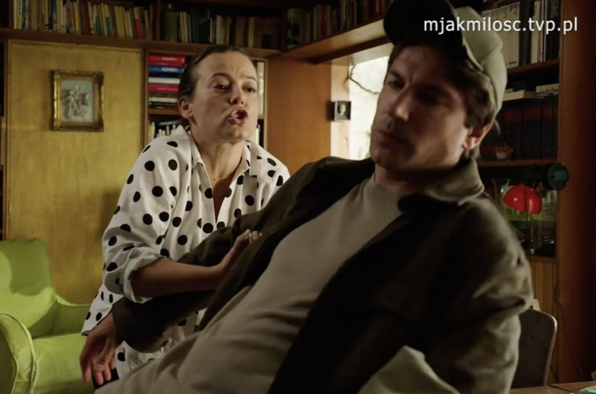 M jak miłość odc. 1763. Magda (Anna Mucha), Dima (Michaił Pszeniczny)