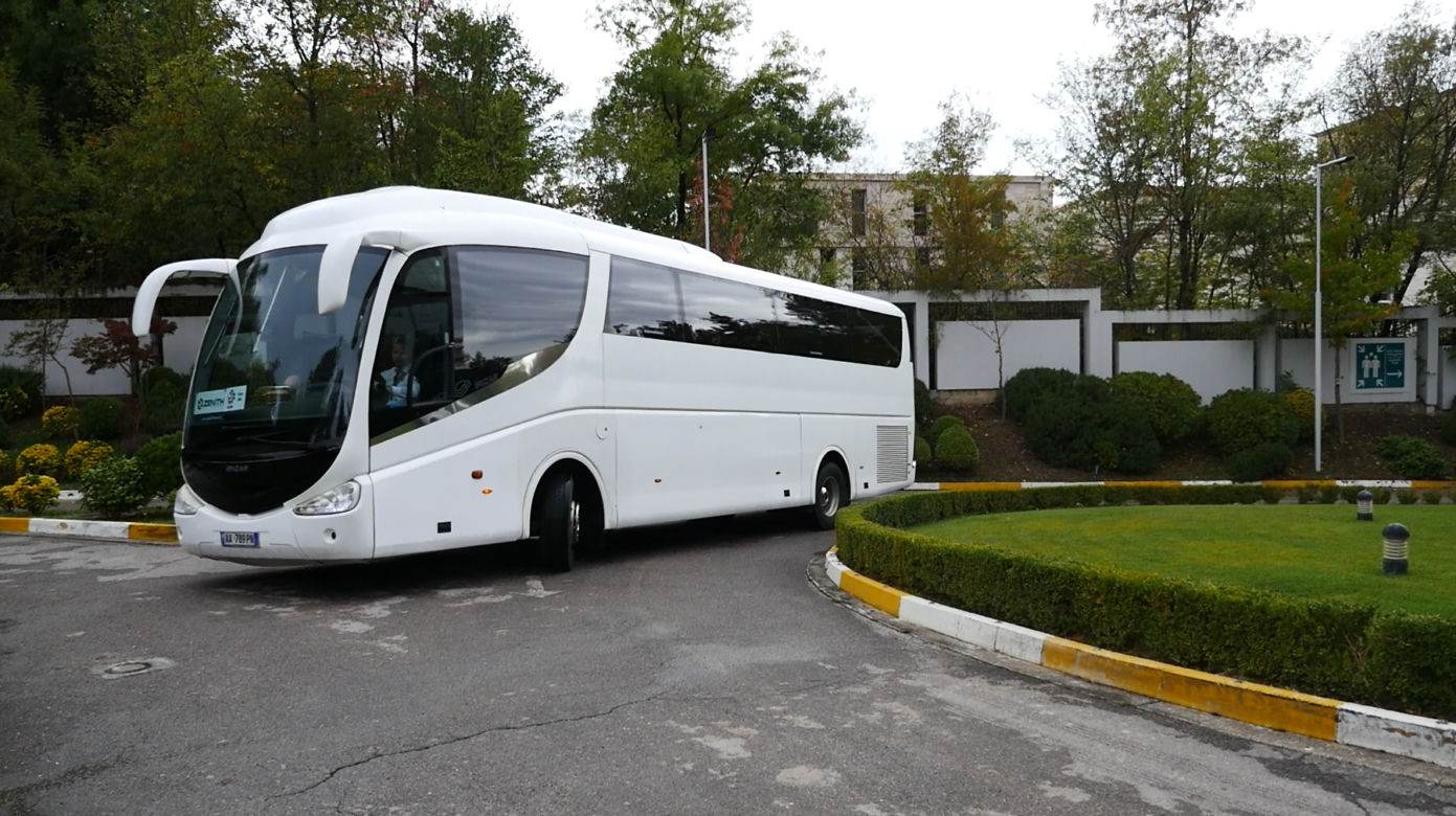 Albania - Polska. Przyjazd piłkarzy do hotelu Mak Albania