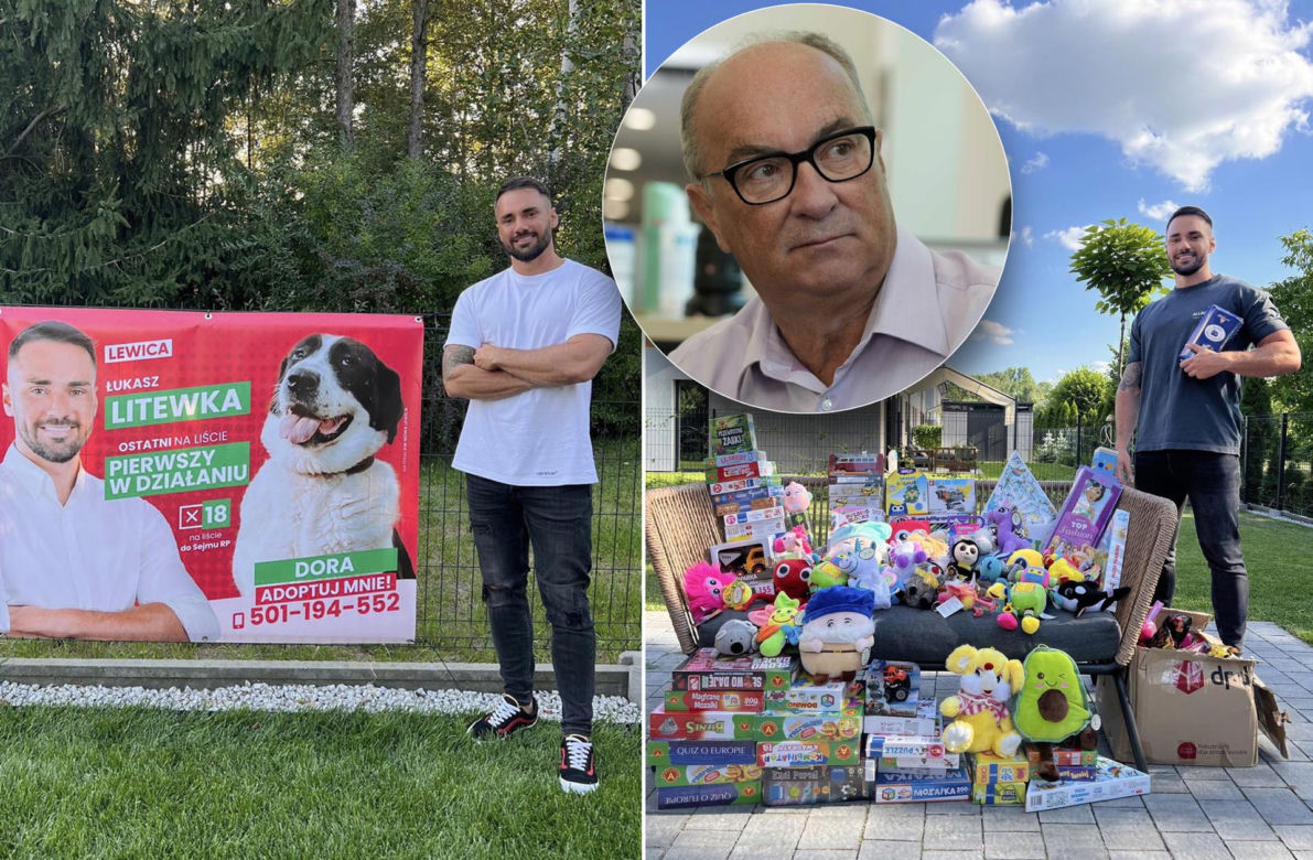 Na plakatach wyborczych występował z psami ze schroniska. Debiutant Litewka pokonał Czarzastego