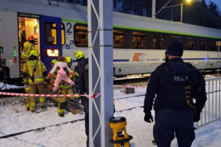 Wypadek na torach w Białym Dunajcu