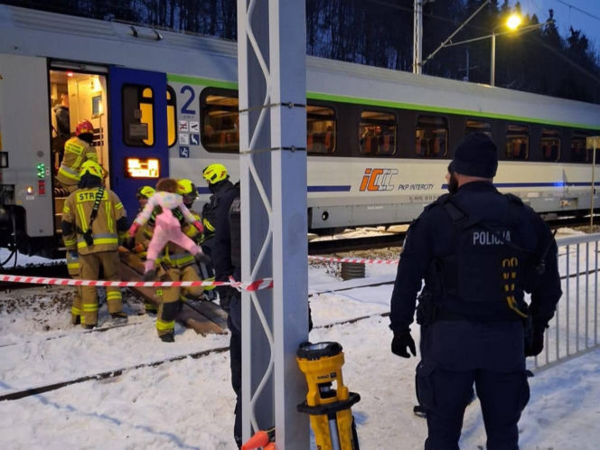 Wypadek na torach w Białym Dunajcu