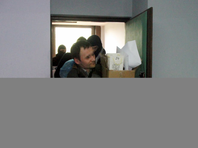 Przeszukanie w siedzibie partii Zmiana