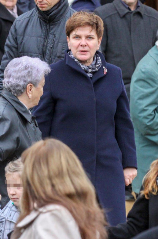 Beata Szydło z mężem na mszy