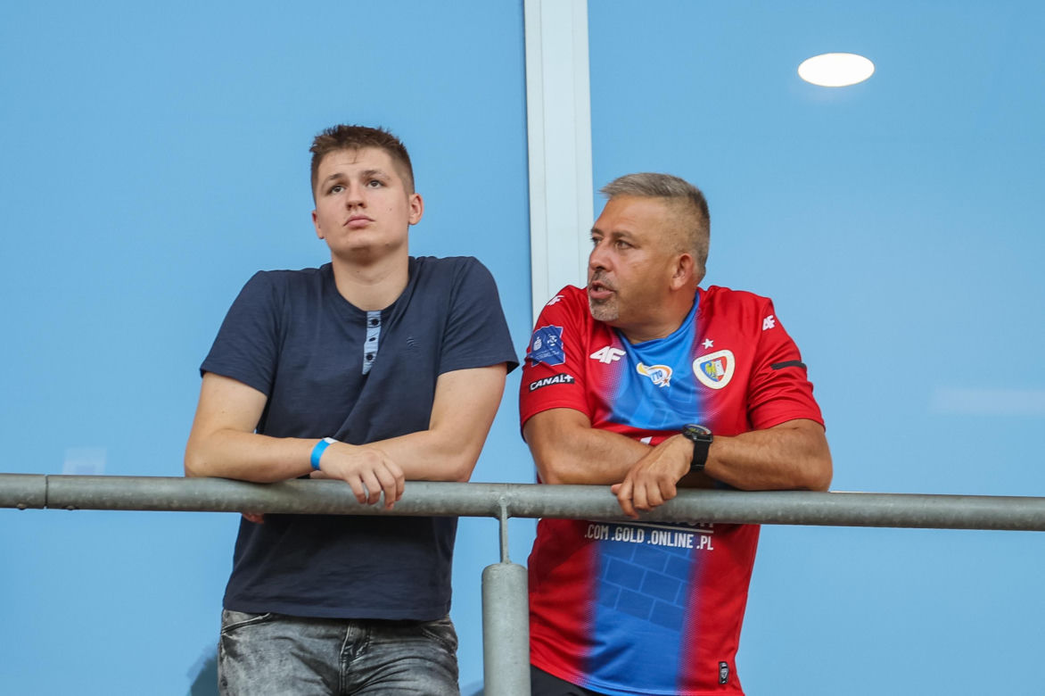 Kibice na meczu Piast Gliwice - Ruch Chorzów