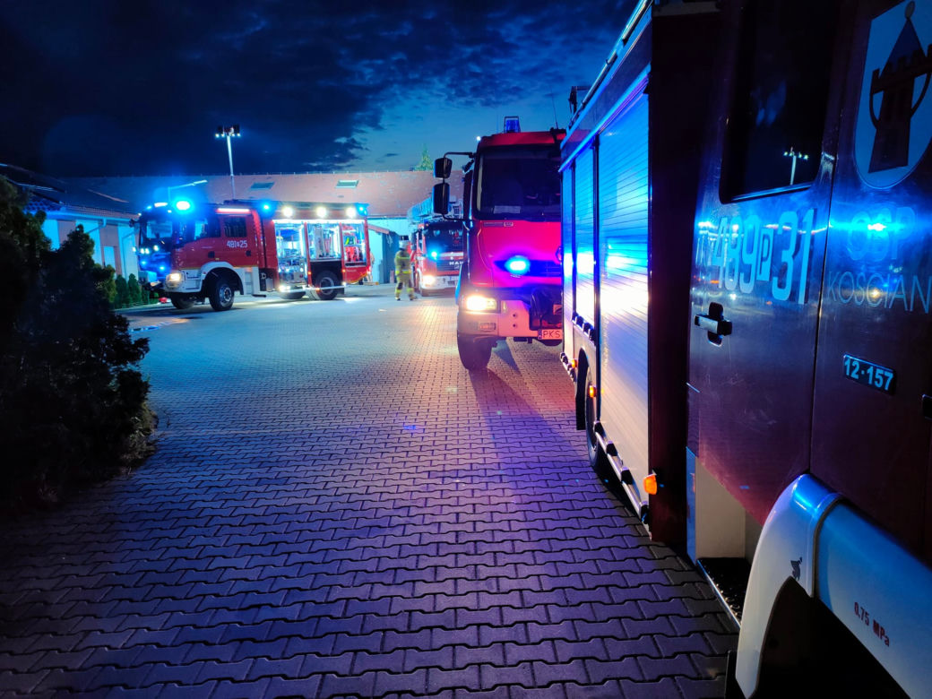  ​Trwa szacowanie strat po pożarze w sali zabaw Nenufar w Kościanie