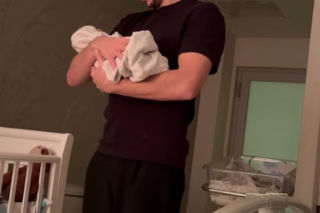 Albert Kosiński z synem