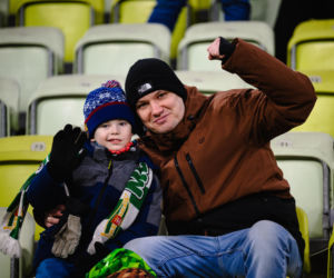 Lechia Gdańsk - Cracovia, zdjęcia kibiców z meczu 20. kolejki PKO BP Ekstraklasy